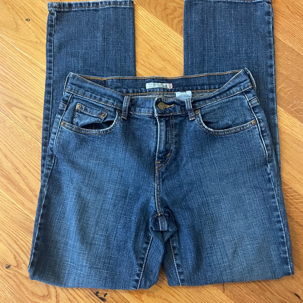 Levi's Straight 505 Mid Rise Jeans Like New - Picture 2 of 6
